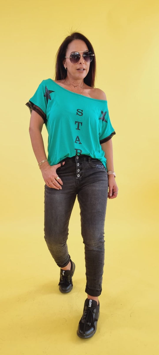 חולצה STAR ירוק