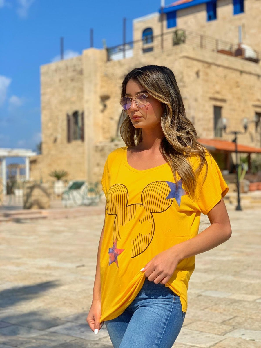 חולצה בל צהוב