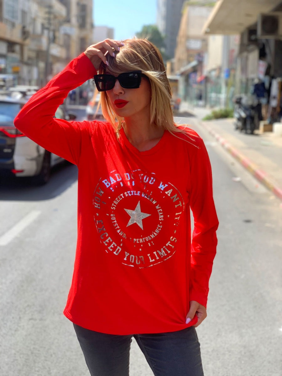 חולצה סטאר אדום