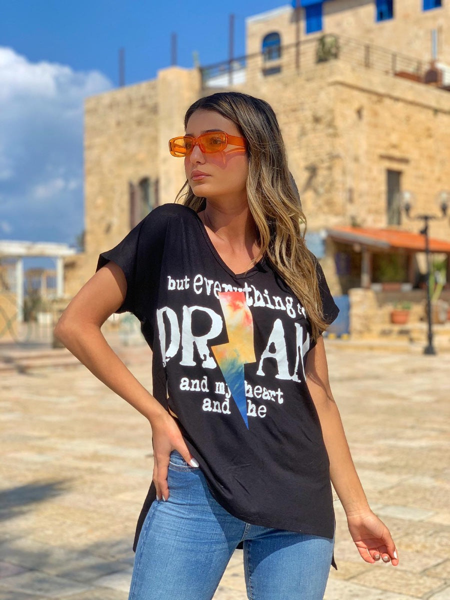 חולצה דרים שחור