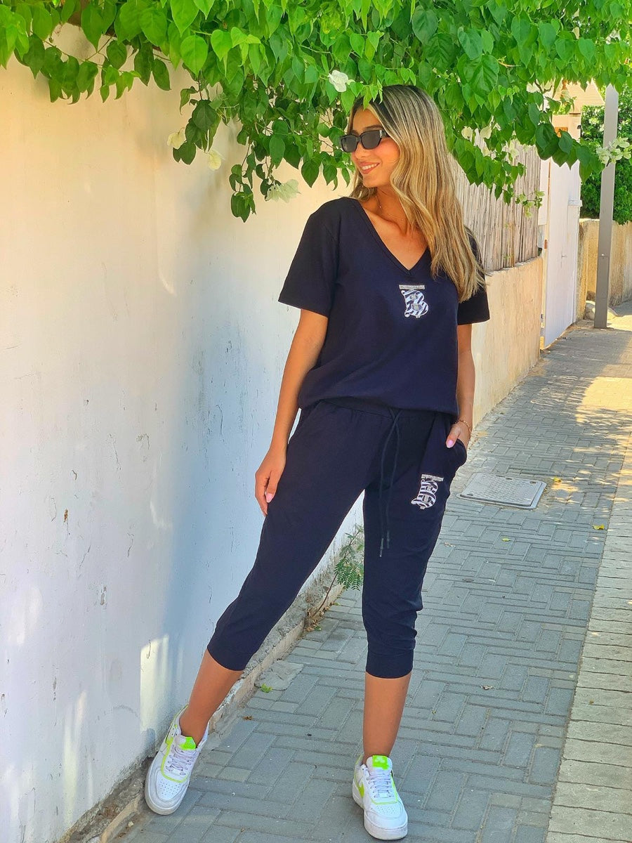 חליפה 3/4 ביטי זברה