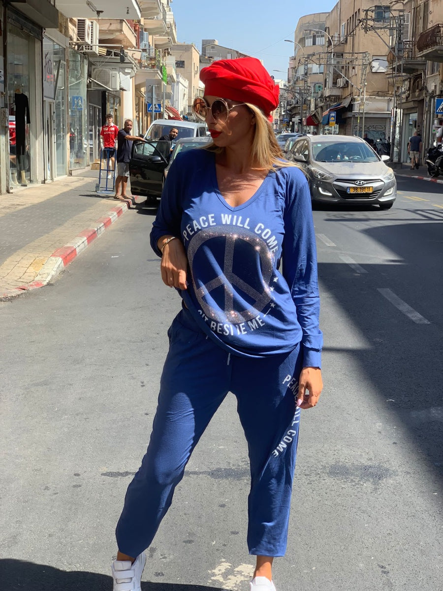 חליפה פיס אבנים כחול