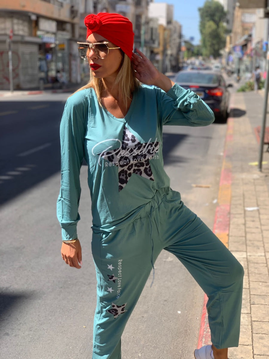 חליפה ריספקט מנטה
