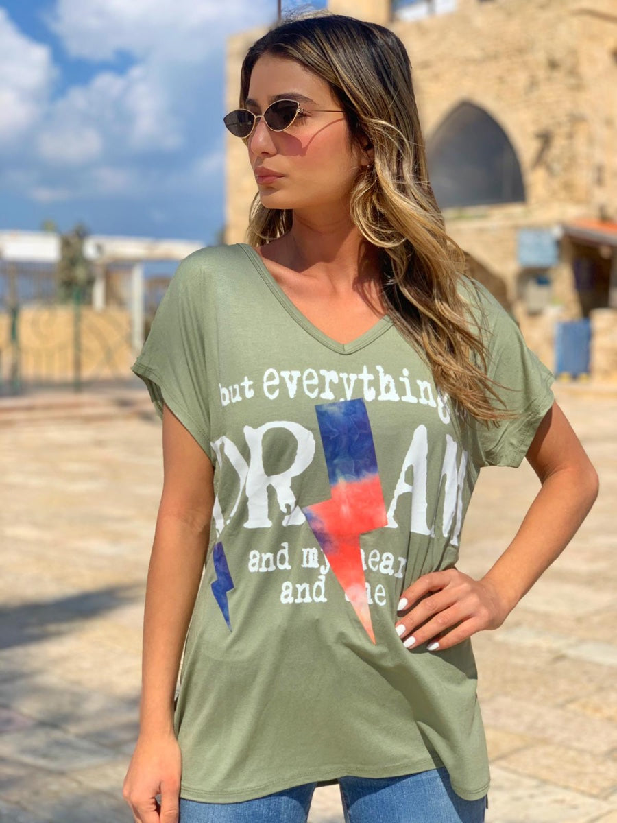 חולצה דרים ירוק
