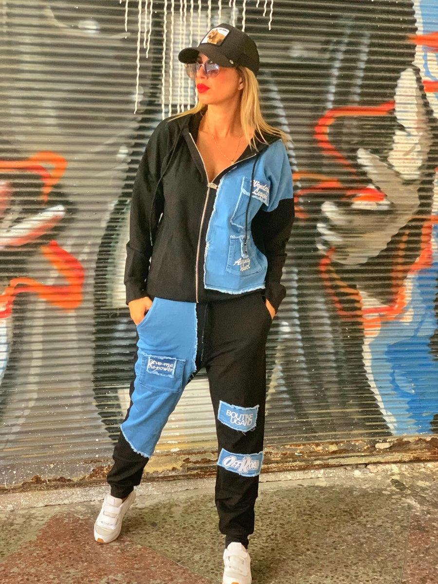חליפה גינס בוטיק בהיר