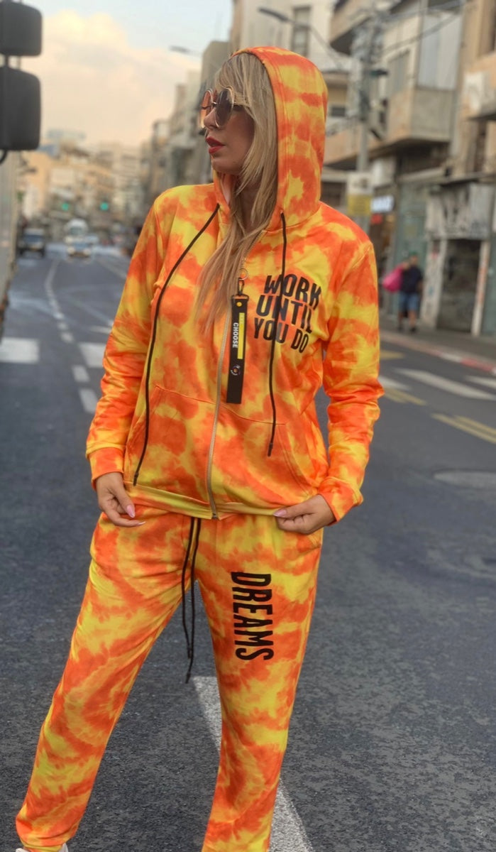 חליפה רוכסן דרים כתום
