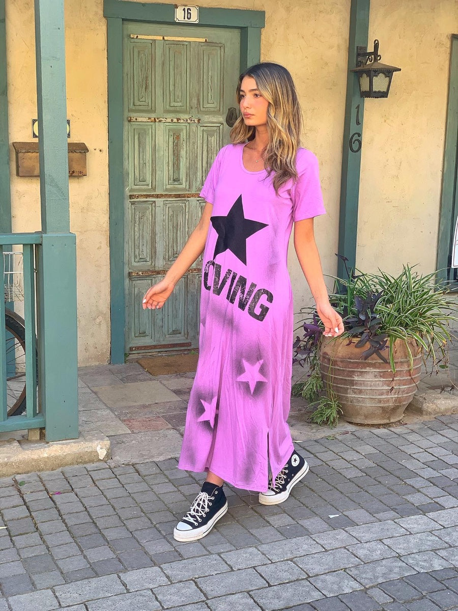 שמלה לובינג סגול