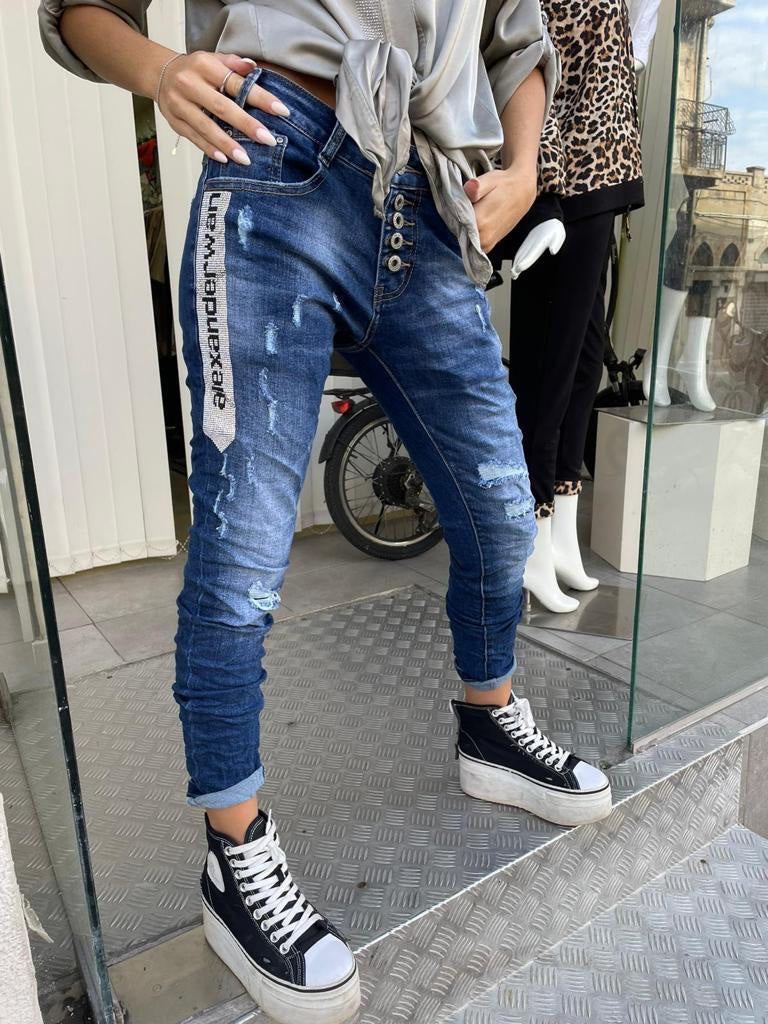 גינס אלכס כחול