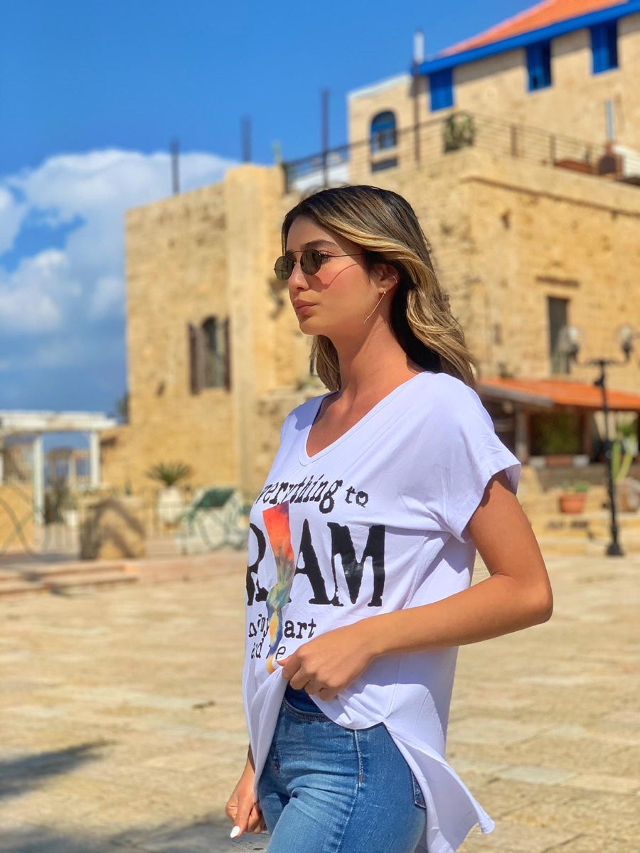 חולצה דרים לבן