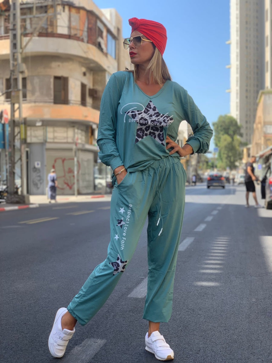 חליפה ריספקט מנטה