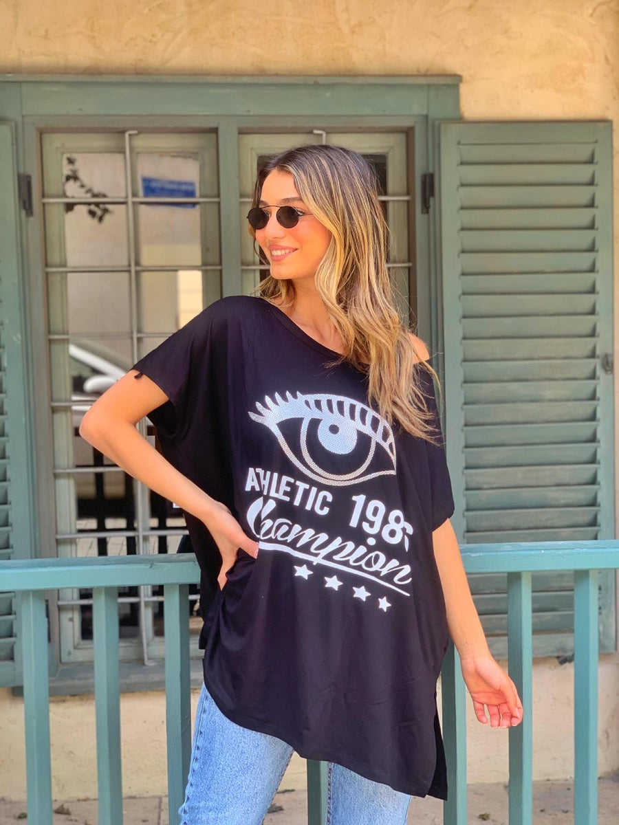 חולצה עין שחור