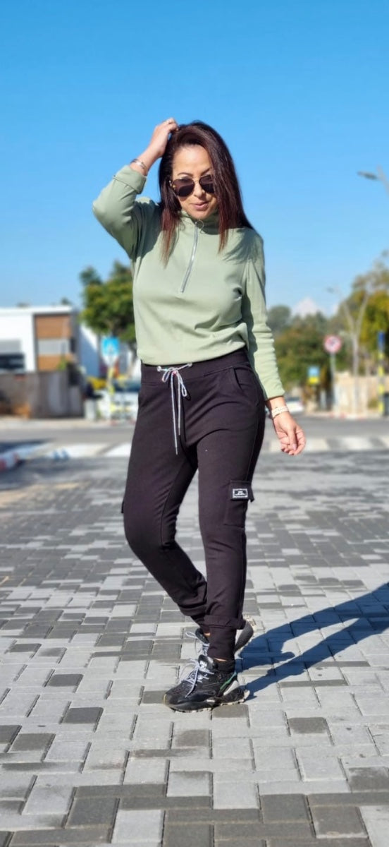 חולצה שנהב ירוק