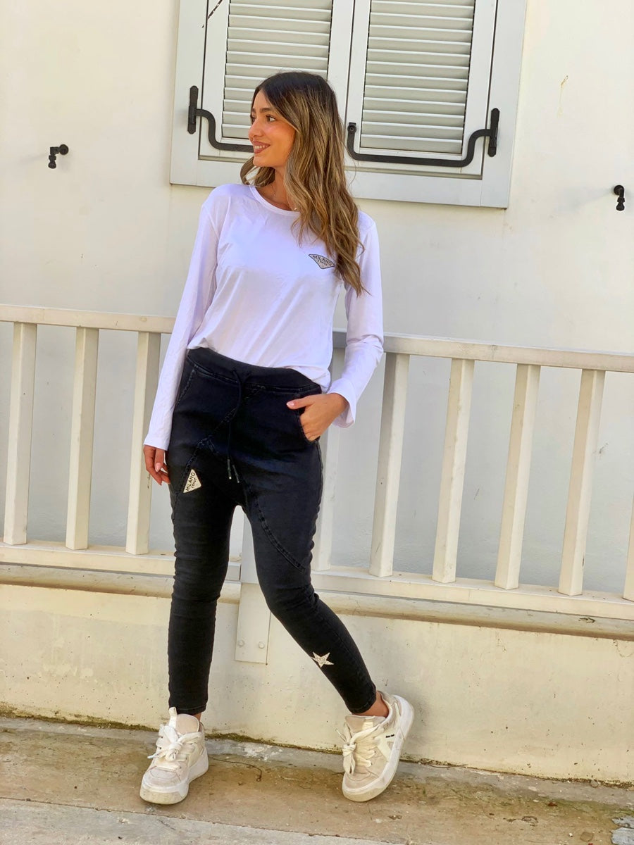 גינס לוז איטליה שחור