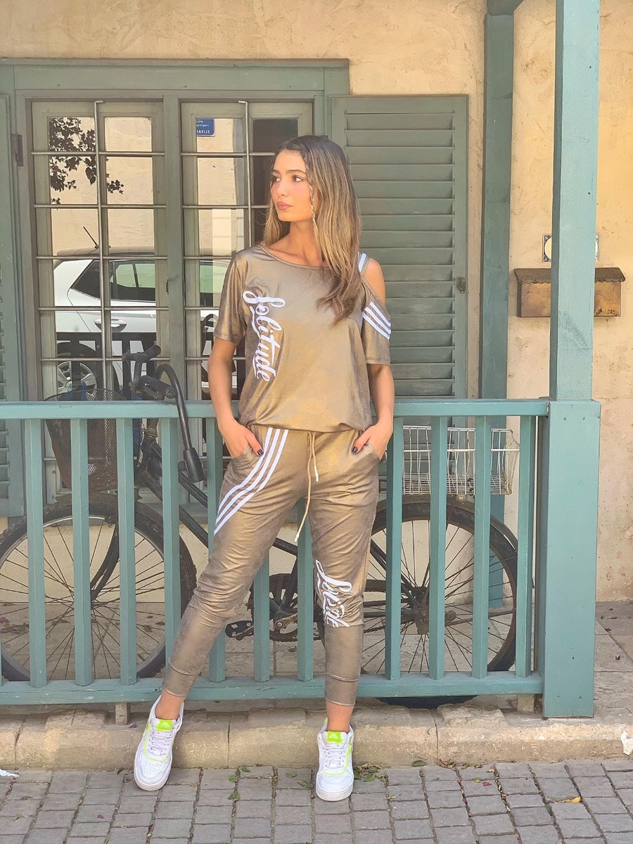 חליפה לולי זהב