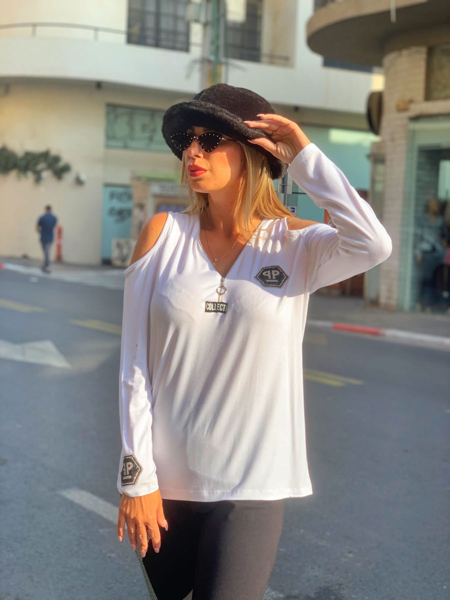 חולצה שני לבן