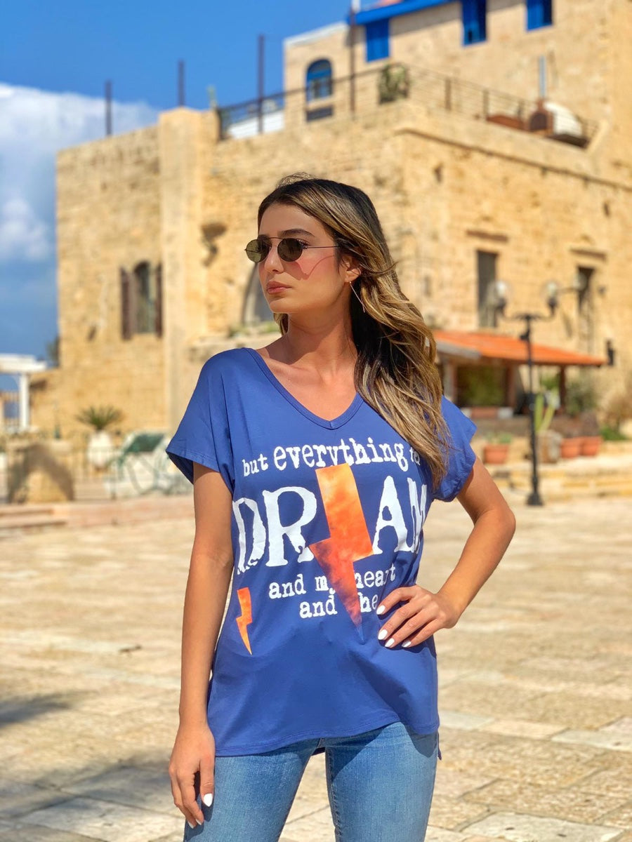 חולצה דרים כחול
