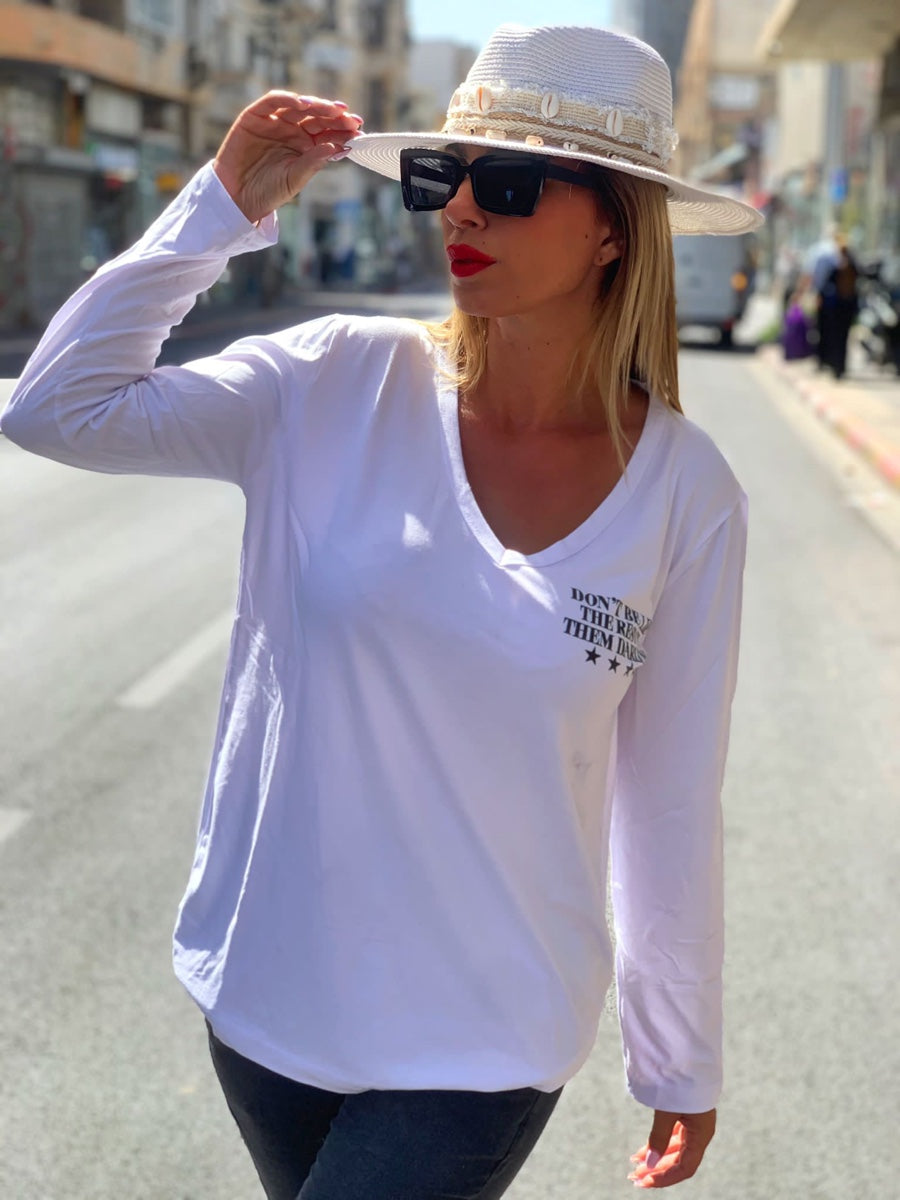 חולצה קלאס לבן