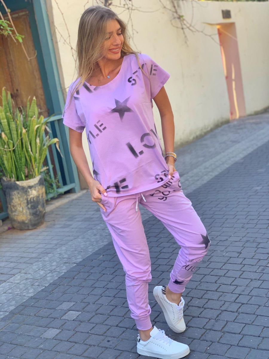 חליפה סטייל סגול