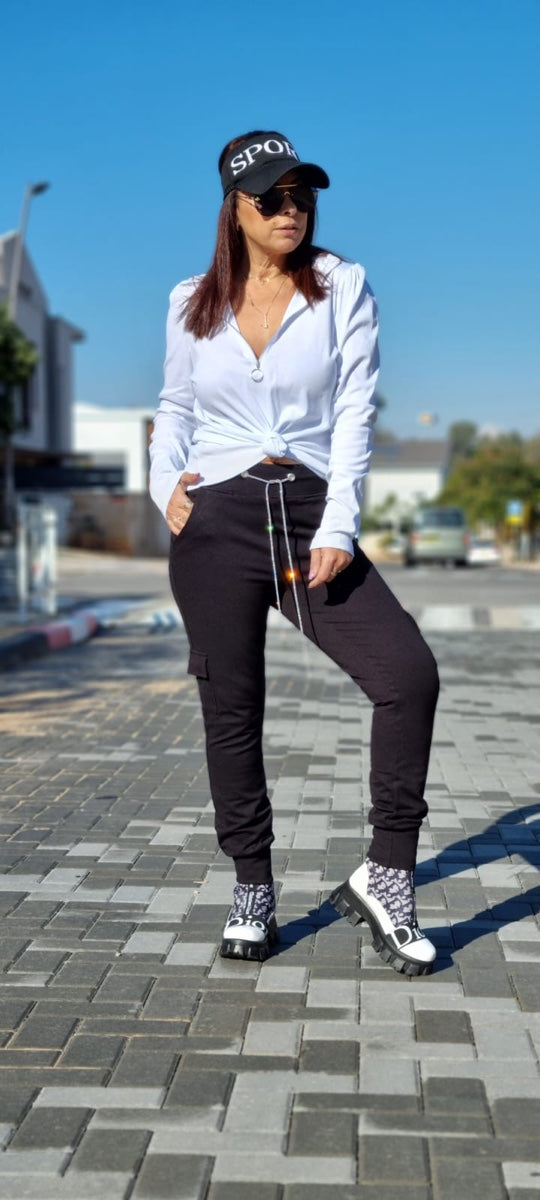 חולצה שנהב לבן
