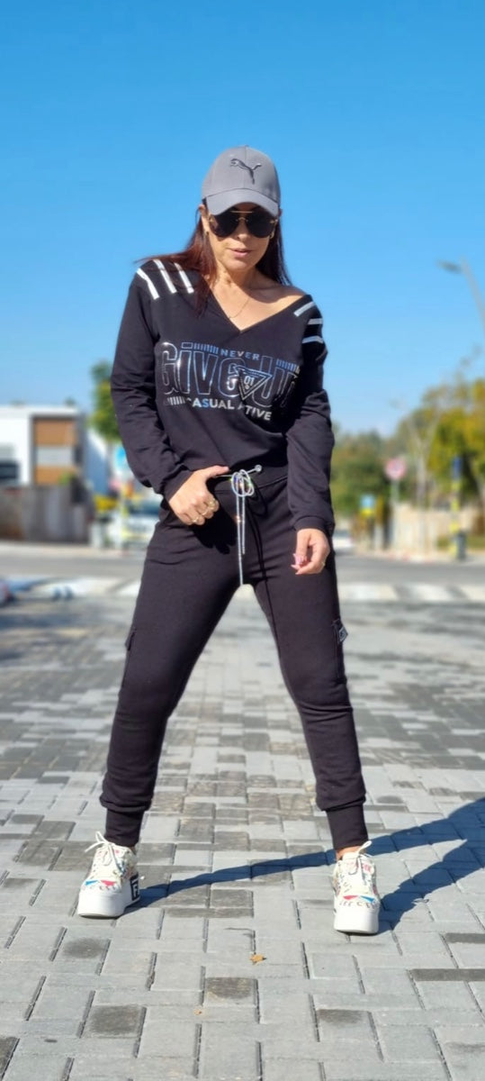 חולצה אדלי שחור