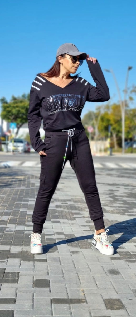 חולצה אדלי שחור