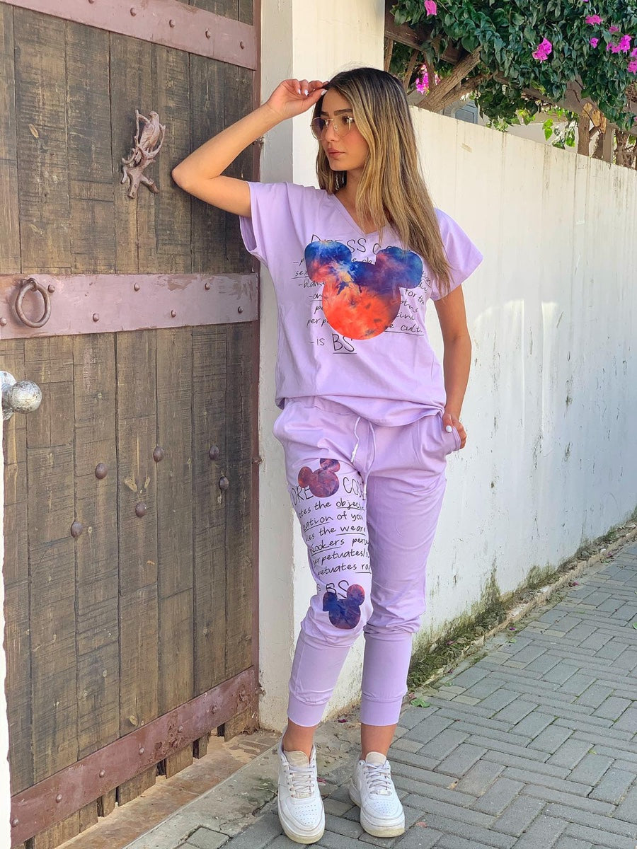 חליפה לוני סגול