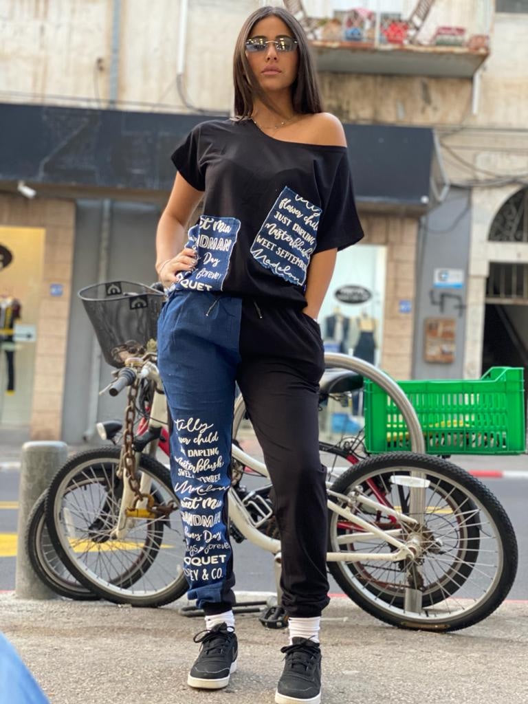 חליפה גינס קרול כחול