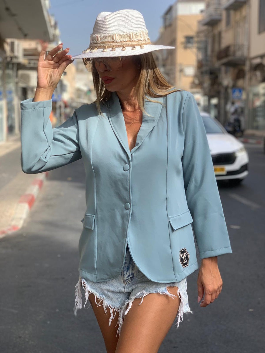גקט פורטו תכלת