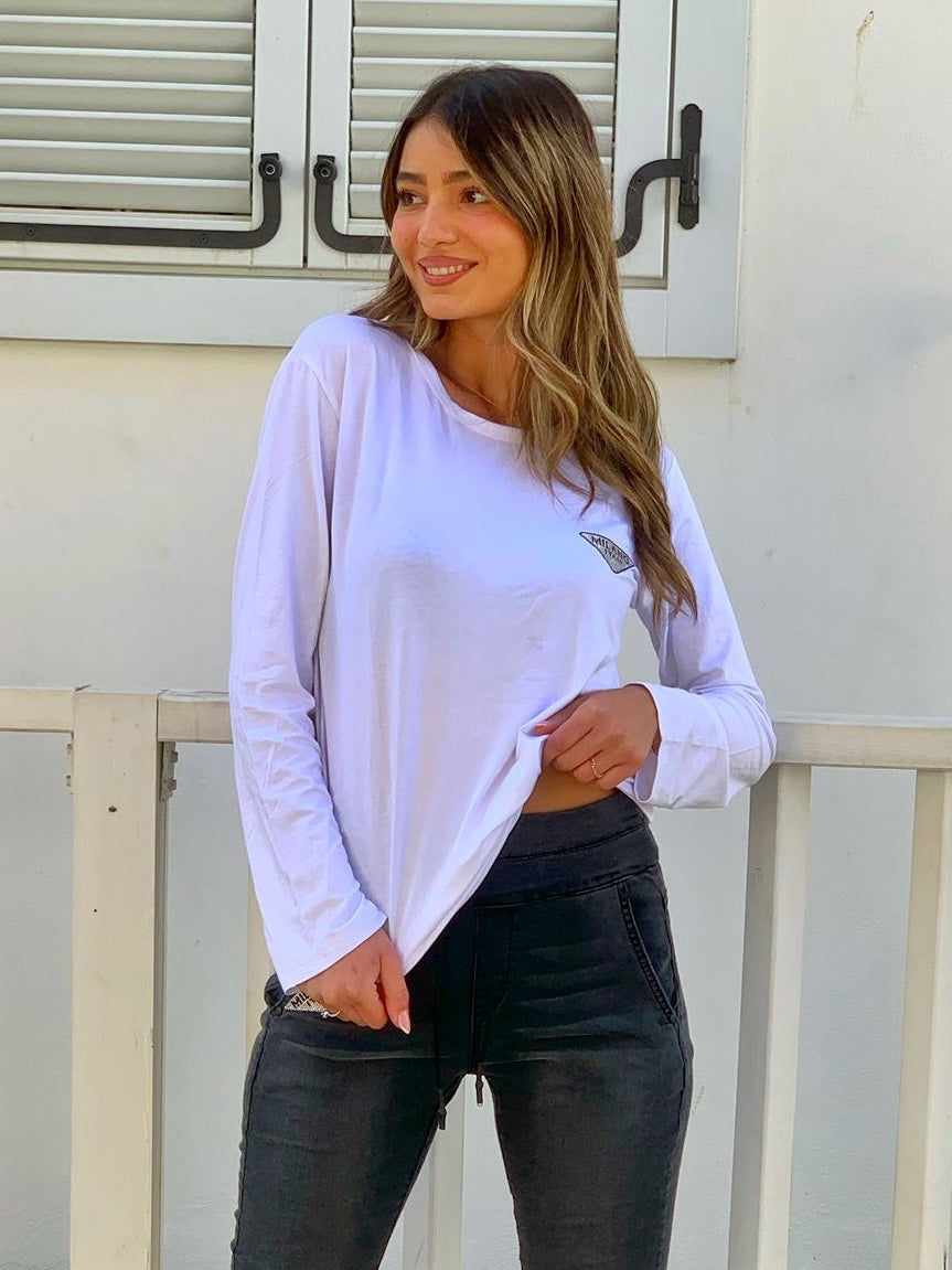 חולצה איטליה לבן