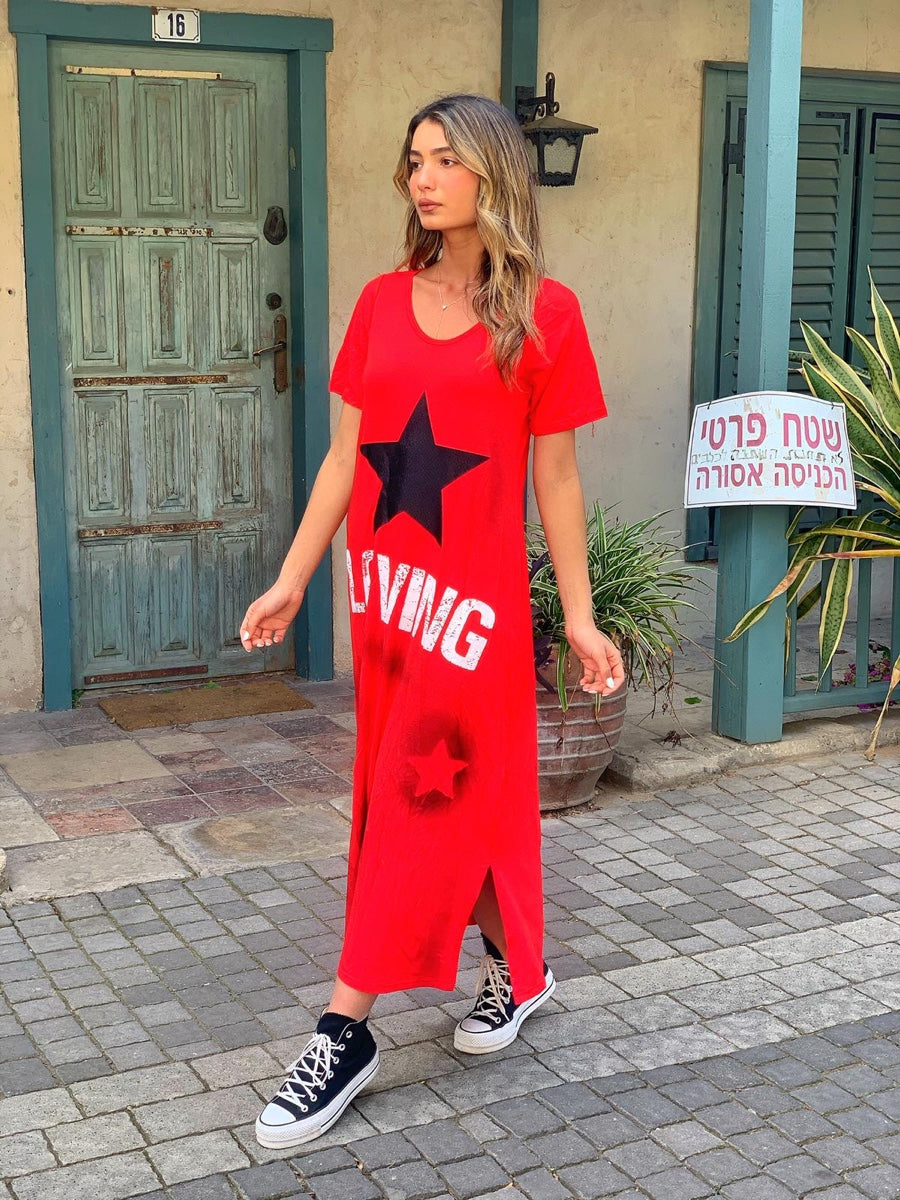 שמלה לובינג אדום