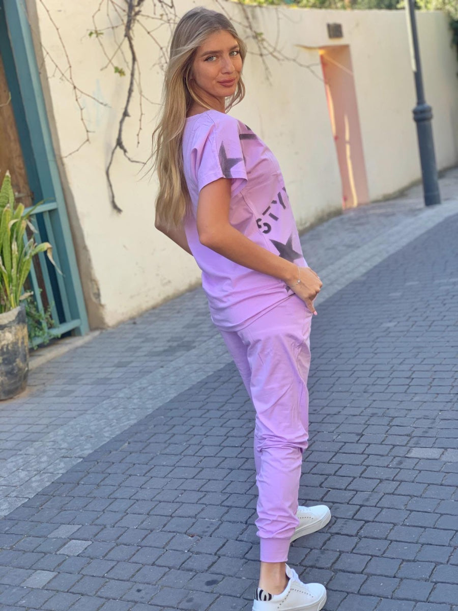 חליפה סטייל סגול