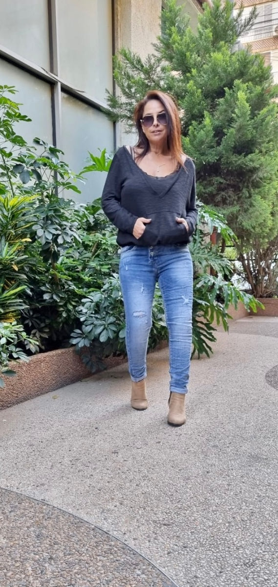 טווין סט דונה שחור