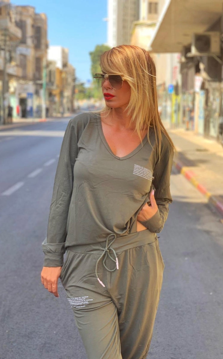חליפה קלאס ירוק