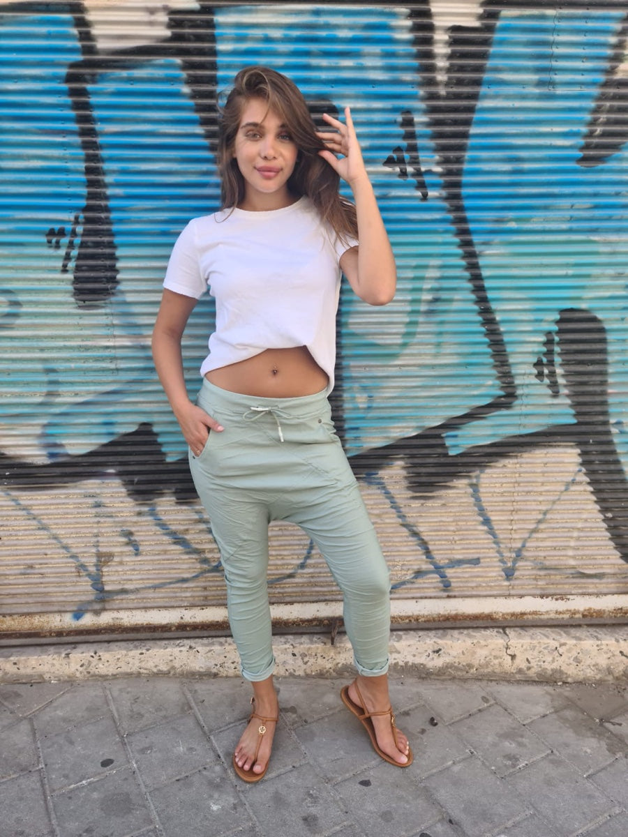 מכנס רון ירוק