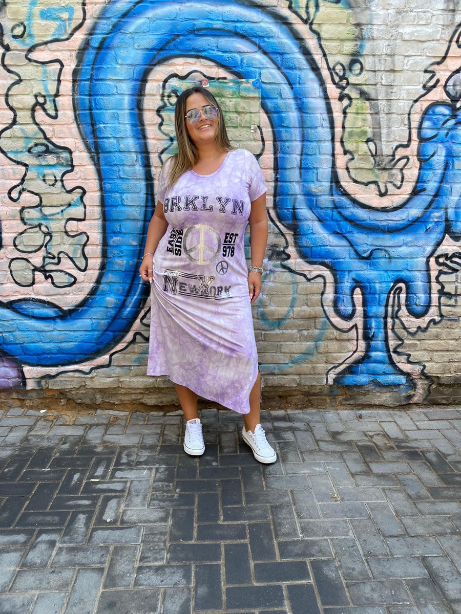 שמלה ניו יורק סגול