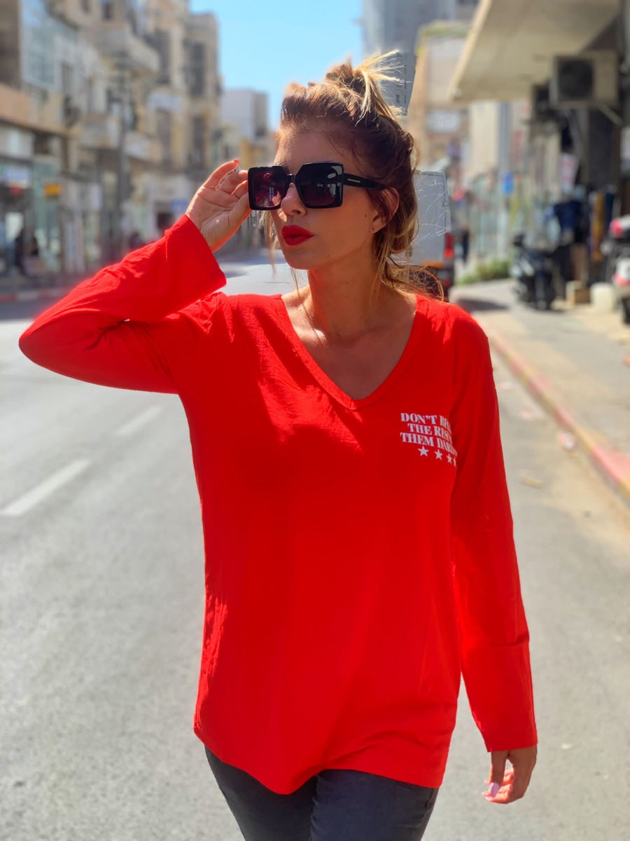 חולצה קלאס אדום