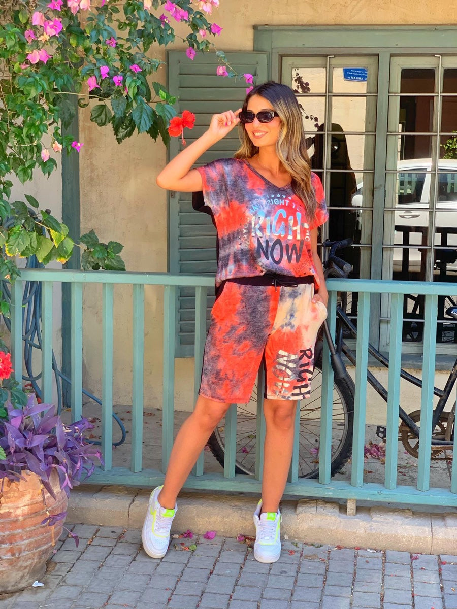 חליפה ברמודה NOW אפרסק