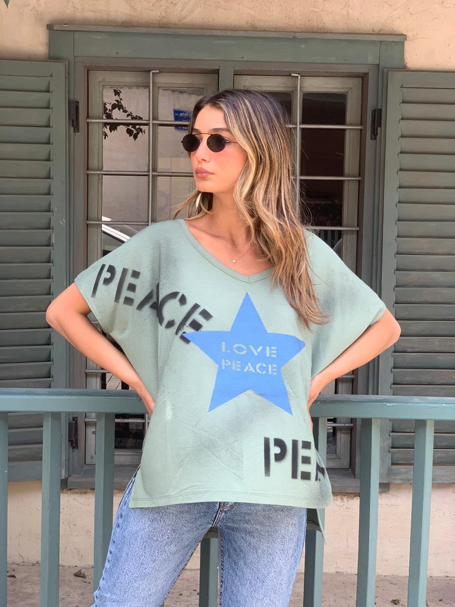 חולצה כוכב ירוק