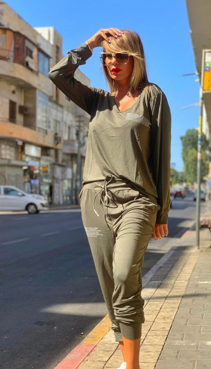 חליפה קלאס ירוק