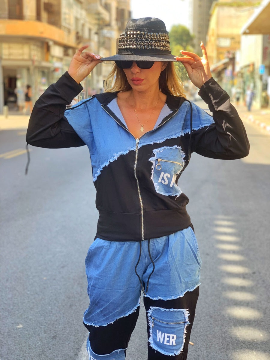 חליפה גינס NEVER בהיר