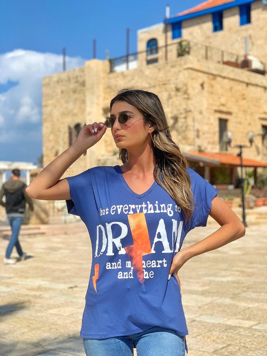 חולצה דרים כחול