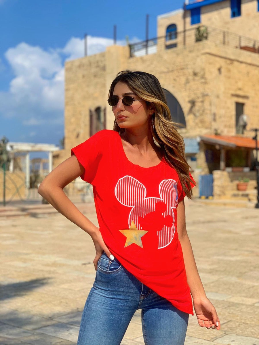 חולצה בל אדום