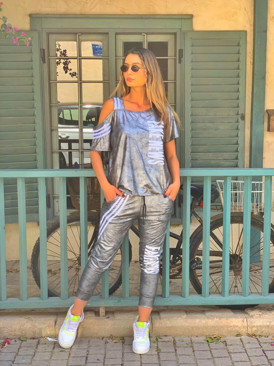 חליפה פייק ניוז כסף
