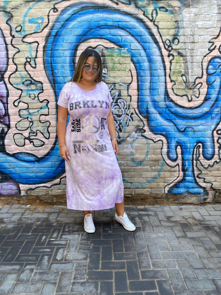 שמלה ניו יורק סגול