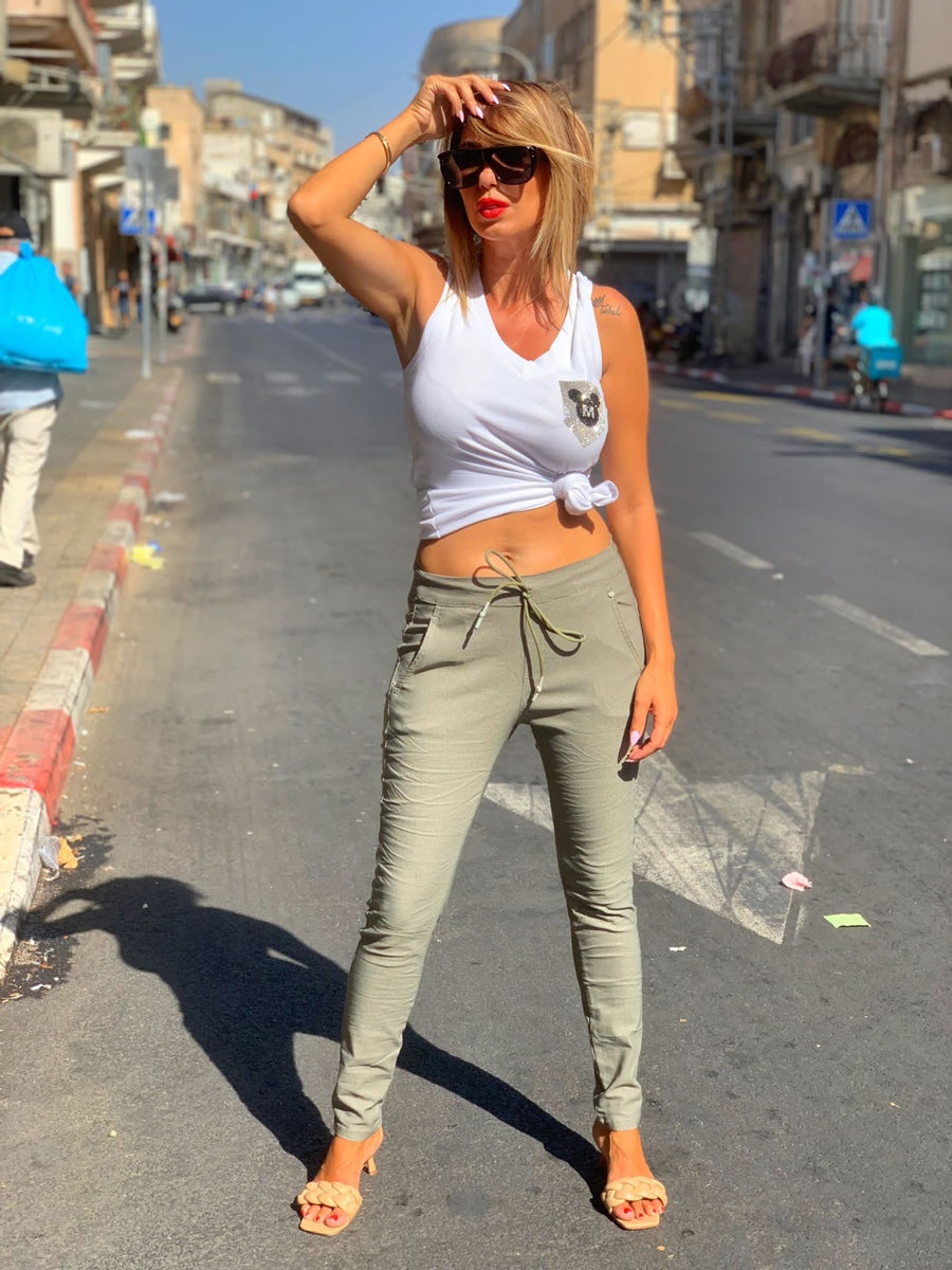 מכנס בר ירוק