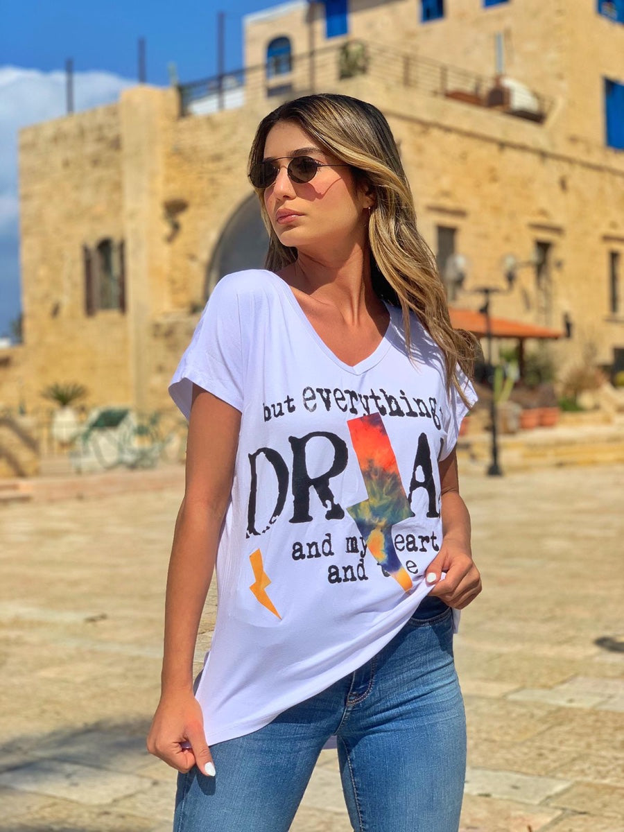 חולצה דרים לבן