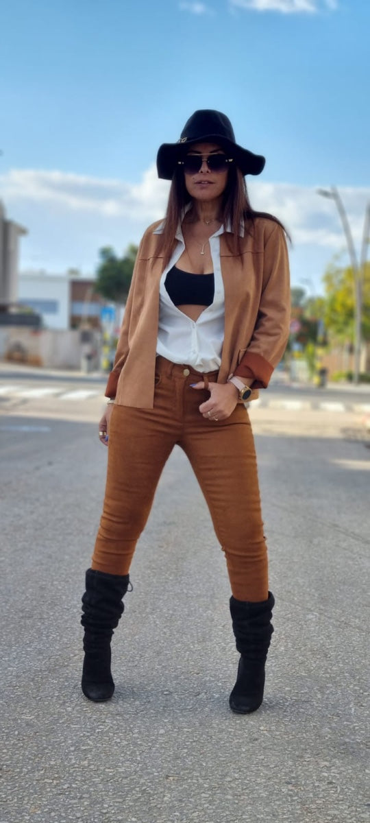 מכנס סאני חום