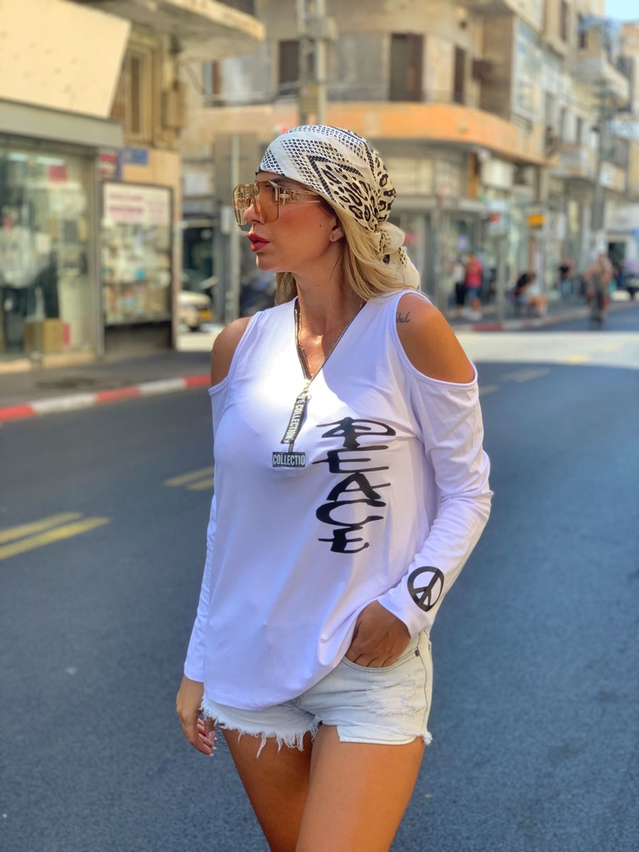חולצה שיק לבן
