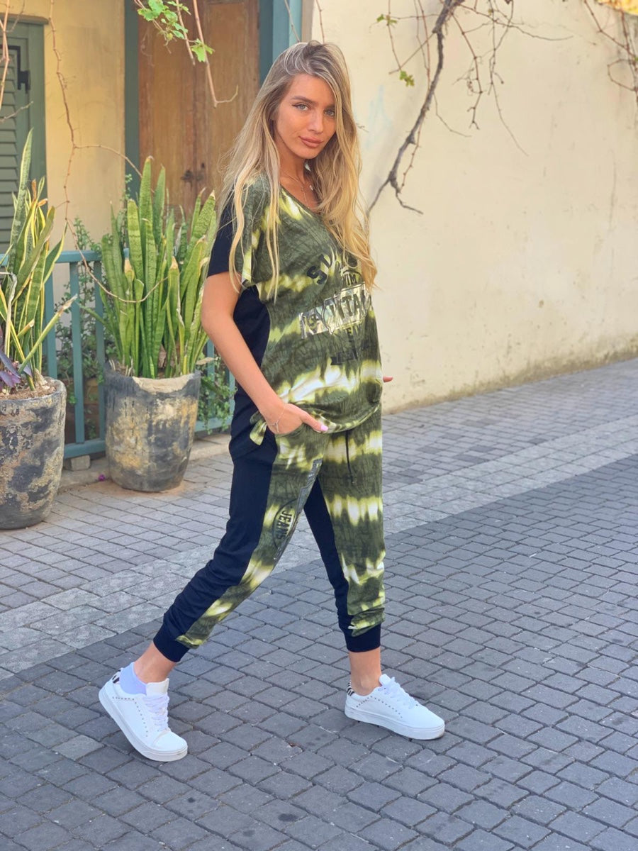 חליפה VINTAGE ירוק