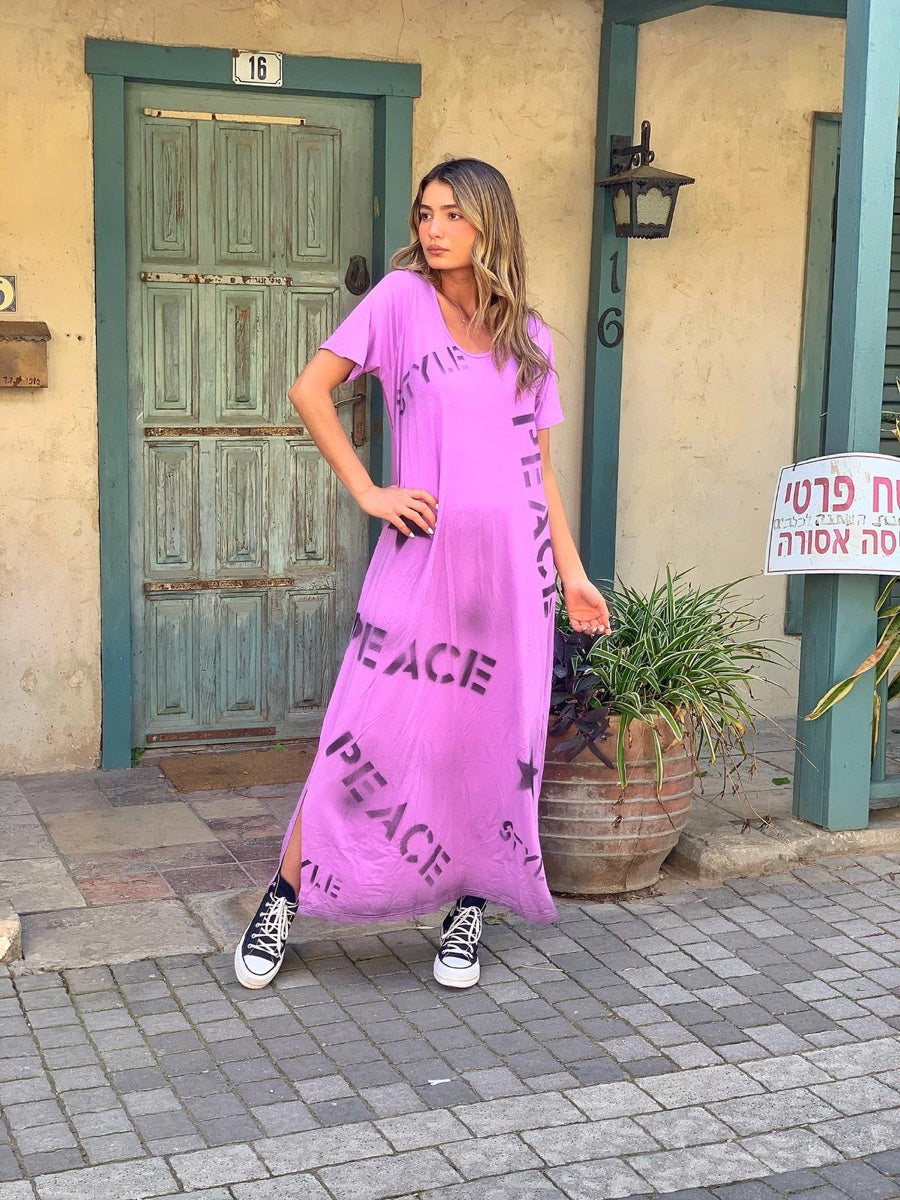 שמלה סטייל סגול